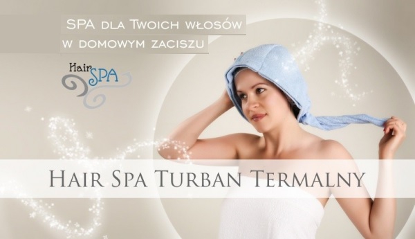 Turban termalny Hair Spa.