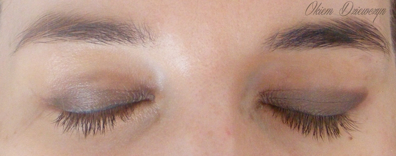 Oczy pomalowane cieniem w kredce Cosmepick kolor nr 2